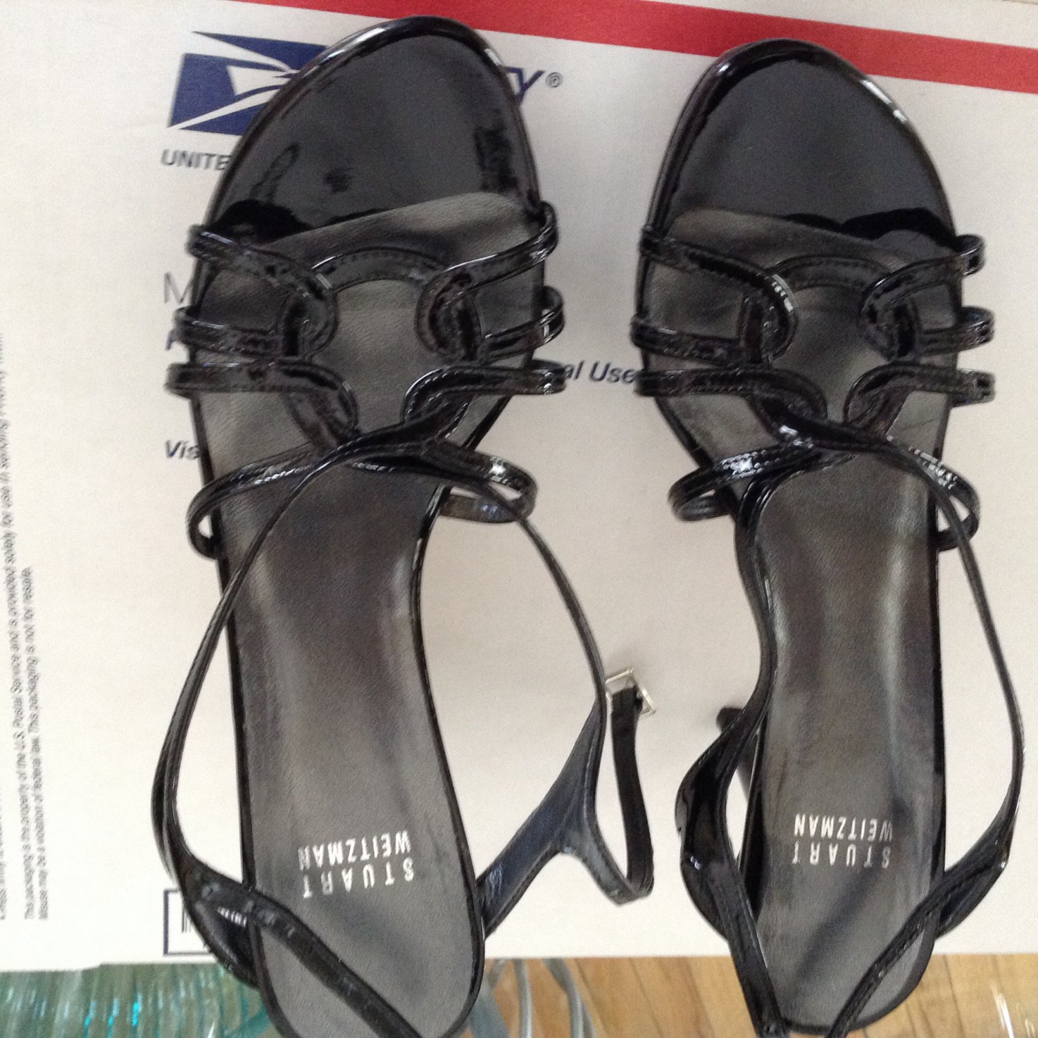 Stuart Weitzman Black Sandals - 6.5