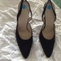 NEW Giorgio Armani Black Satin Slingbacks - EU 36.5/US 6