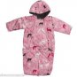 NEW Hatley Bunting Snowsuit Down Fill Fleece Lined - Newborn-6 months