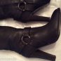 NEW Flavio Castellani Brown Leather Harness Boots - 39
