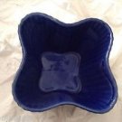 VINTAGE USA Cobalt Blue Planter