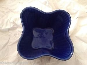 VINTAGE USA Cobalt Blue Planter