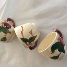 EXCELLENT CONDITION Set of 3 Franciscan Apple Hand Painted Cups