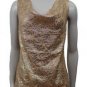 NEW  J. Crew Women's Silk Metallic Sleeveless Top - Size 0