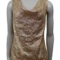 NEW J. Crew Women's Silk Metallic Sleeveless Top - Size 0