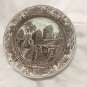 Spode Brown and White Chinoisere Dinner Plate w/ Hanger