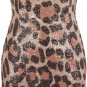 NEW Just Cavalli Sequin Animal Print Dress - EU 42