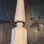 VINTAGE Mid-Century Modern Neoclassic Off-White Ceramic Lamp - 18"