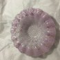 EXCELLENT CONDITION Sydenstricker Lacy Pattern Fused Art Glass Bowl - 6.75"