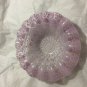 EXCELLENT CONDITION Sydenstricker Lacy Pattern Fused Art Glass Bowl - 6.75"
