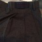 NEW Cuseri Marlane Wool-Cashmere Blend Grey Pleated Front Dress Slacks - 40