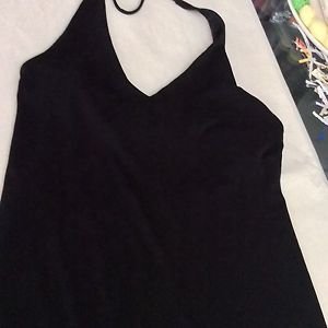 EXCELLENT CONDITION J. Crew Women's Black Jersey Halter Dress - 6