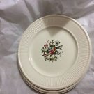 VINTAGE Set of 4 WEDGWOOD Edme Conway Pattern Dinner Plates - 10.25"