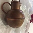 VINTAGE Colonial VIrginia Solid Copper Teapot w/ Dents - 6"T x 5"W