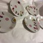 NEW Set of 5 Philippe Deshoulieres Lilly Canape Plates Limoges France