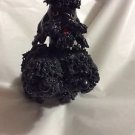 VINTAGE NAPCO Black French Poodle with Beret and Original Sticker