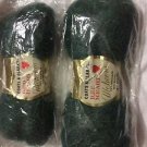 Coats & Clark Red Heart Mohair Blend Yarn in Meadow Green - 2 skeins