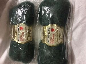 Coats & Clark Red Heart Mohair Blend Yarn in Meadow Green - 2 skeins