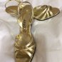 EXCELLENT CONDITION Delman Gold Sandals - 7 AA