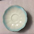 EXCELLENT CONDITION 6 Royal Albert "RAINBOW" Pastel Turquoise Tea Cup Saucers