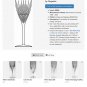 NEW Set of 4 Rogaska Vogue Crystal Champagne Flutes