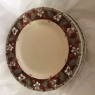 Set of 6 Pfaltzgraff Mission Flower 11" Dinner Plates