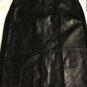 NEW Talbots Black 100% Leather Front Skirt and Ponte Skirt - 10