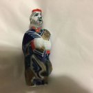 Sargadelos Castro 1989 Ceramics Figurine w/ Book "Cronica do Fin do Mondo"