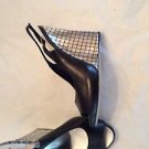 NEW  Giuseppe Zanotti Black Mirror Wedges - EU 37.5/US 7