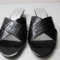 EXCELLENT CONDITION Circa Joan & David Black Woven Leather Sandals - 8.5