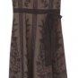NEW BCBG Max Azria $260 Brown Mesh Dress with Floral Insets - 4