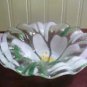 EXCELLENT CONDITION Sydenstricker Art Glass Small Bowl With Ruffled Edge - 6.5"