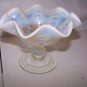 EXCELLENT CONDITION Sydenstricker Art Glass Small Bowl With Ruffled Edge - 6.5"