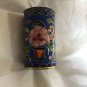 ANTIQUE Chinese Cloisonné Enameled Cup - 4"T x 2.25" D