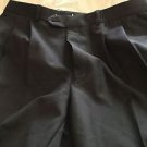 NEW Ralph Lauren Mens Double Pleat Blue Window Pane 100% Wool Dress Pants - 34