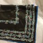 EXCELLENT VINTAGE Vera (Neumann) Floral 100% Polyester Water-Resist Scarf - 26"