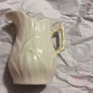 EXCELLENT CONDITION Belleek Lily Creamer Pitcher - 1st Green Mark (1946-1955)