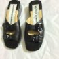 EXCELLENT CONDITION Warren Edwards Black 2-Buckle Platform Sandals - 6