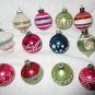 NEW Box of 9 Christopher Radko Shiny Brite Ornaments - Indents and Shaped