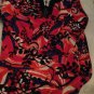 NWT Talbots Terry Cloth Bold Print Tunic Shirt Beach Cover Up - M