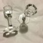 EXCELLENT CONDITION Simon Designs Candlesticks - 4" x 2.5"