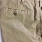 NEW Domenico Vacca Men's Stonewashed Khaki Casual Pants - 33 X 35