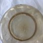 EXCELLENT CONDITION Hand Blown Italian Art Glass Bowl w/ Rolled Rim + Gold Speck