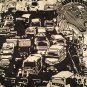 I Love New York Black and White Silk Fabric by JB Silks 2002 - 76" x 41"