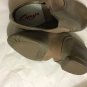 NEW Capezio Light Brown Leather Slip on/Split Sole Jazz Shoes - 4W