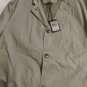 NEW $995 John Varvatos Mens Striped 3-Button Casual Linen Blend Jacket - 46