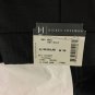 NEW Hickey Freeman Charcoal Plaid Flat Front Wool-Silk Blend Dress Pants - 35"