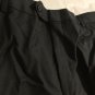 NEW Hickey Freeman Charcoal Plaid Flat Front Wool-Silk Blend Dress Pants - 35"