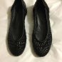 EXCELLENT CONDITION Sesto Meucci Black Woven Leather Slipons - 6.5 M