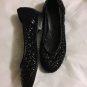 EXCELLENT CONDITION Sesto Meucci Black Woven Leather Slipons - 6.5 M